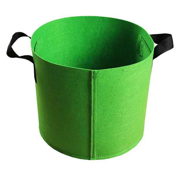 Garden King Textilní květináč ECO Veggie zelená 39 cm