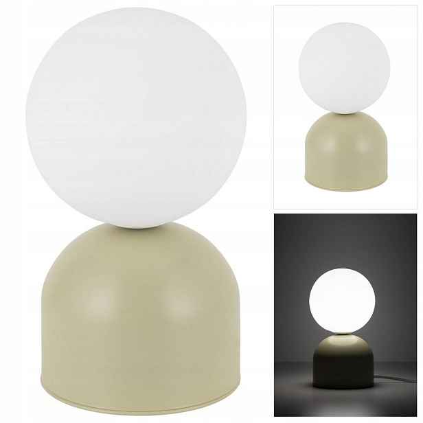 Stolní lampa Miki zelená loftová vedle postele na čtení Tk Lighting