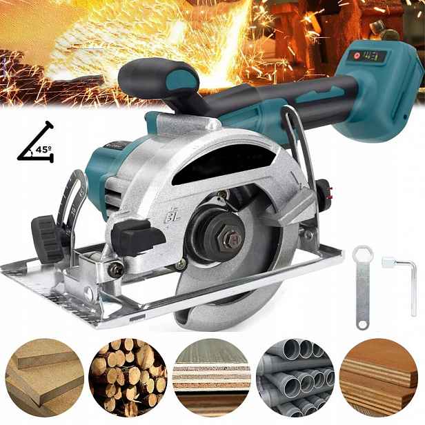 Kotoučová Pila Ruční Řezačka Akumulátorová Pila 125 MM 18 V