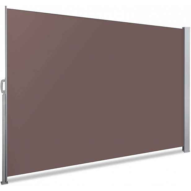 Boční markýza Vounot 140 x 300 cm, hnědá