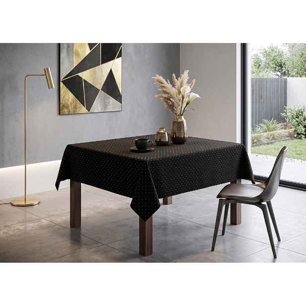 Ubrus na stůl MIGOLD černá 85x85 cm Mybesthome