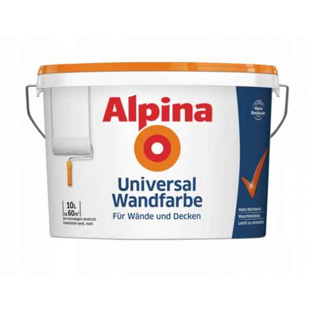 Alpina Univerzální Barva Na Stěny A Strop 10 L 1 L Grattis, Outlet