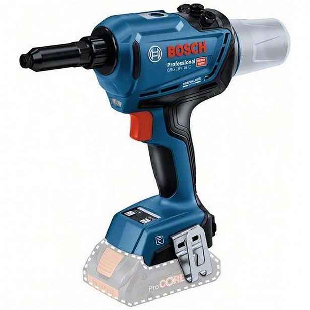 Bosch - 18V AKU nýtovací pistole, bez baterie a nabíječky 06019K5000