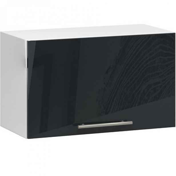 Kuchyňská skříňka OLIVIA W60OK - bílá/grafit lesk