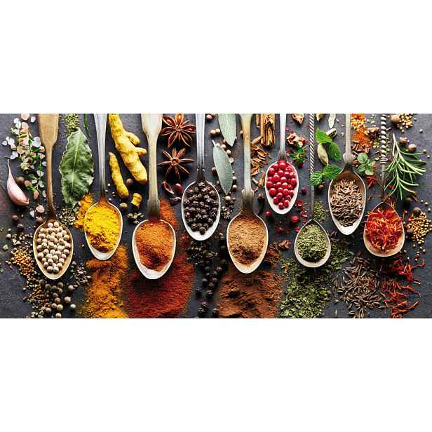 Obraz na plátně Barevné koření, 70x33 cm