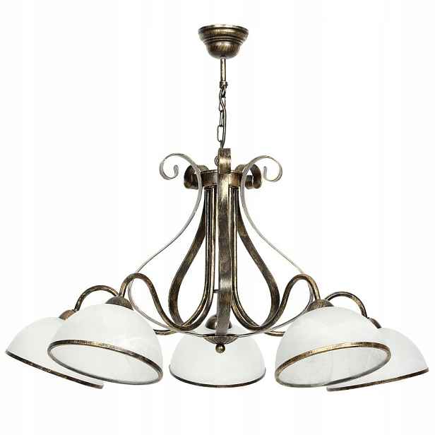 Pěticípý lustr Antica 3921 Luminex