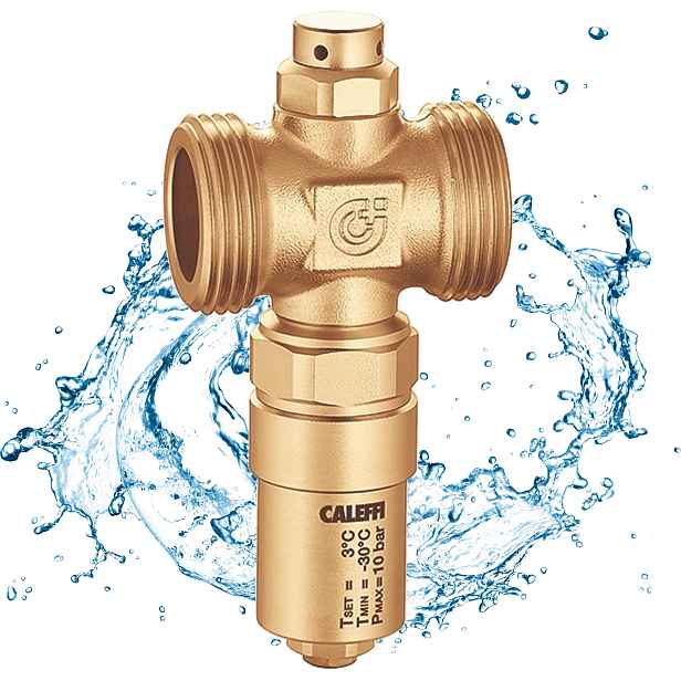 Protimrazový Ventil Pro Tepelná Čerpadla 1'' Caleffi Italy DN25 Mosazný