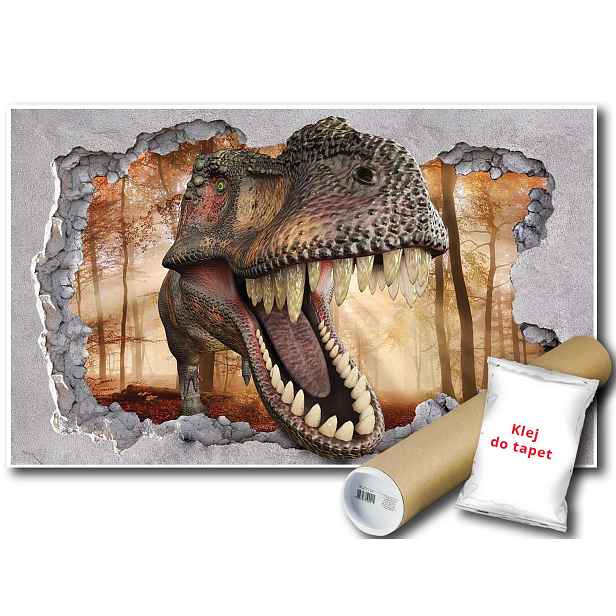 Vinylová Fototapeta Dinosaurus Stěna Zeď 416x290