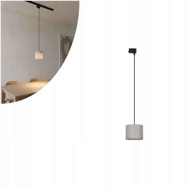Závěsná 3-fázová kolejnicová lampa Tracer Linen 20 10698 Tk Lighting