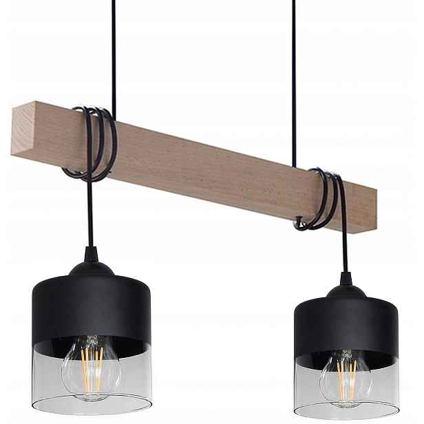 Dřevěná Lampa Do Altánku Do Kuchyňského Pokoje Nad Stůl, Ostrov Pro Led Mezipatře E27
