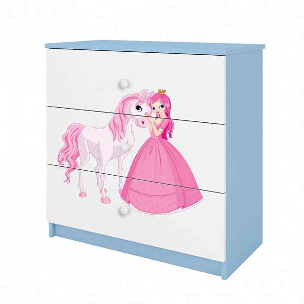 RAUMHIRSCH FURNITURE KOMODA Babydreams Princezna s koněm 81/81/41