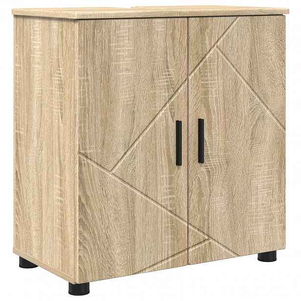 vidaXL Koupelnová skříň Sonoma dub 61 x 35 x 64 cm
