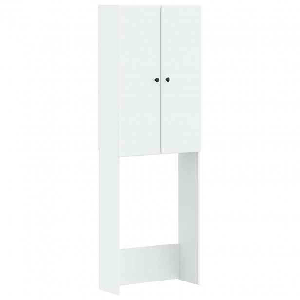 vidaXL Toaletní skříňka BREDA Bílá 66 x 25,5 x 190 cm Kompozitní dřevo