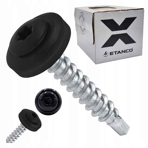 Farmářské Vruty Etanco 9005 4,8X35 Torx 250 Ks