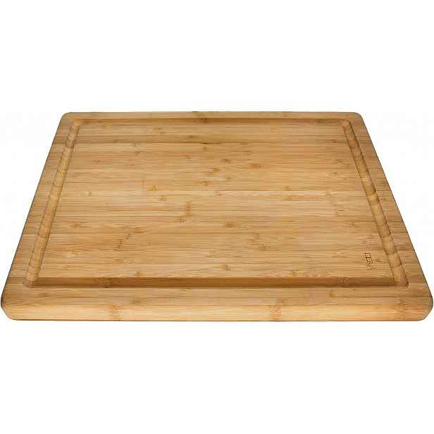 Bambusová krájecí deska XXL 40x30x3 cm s drážkou Point-Virgule