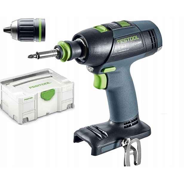 Festool aku vrtačka T 18+3 Basic 576448