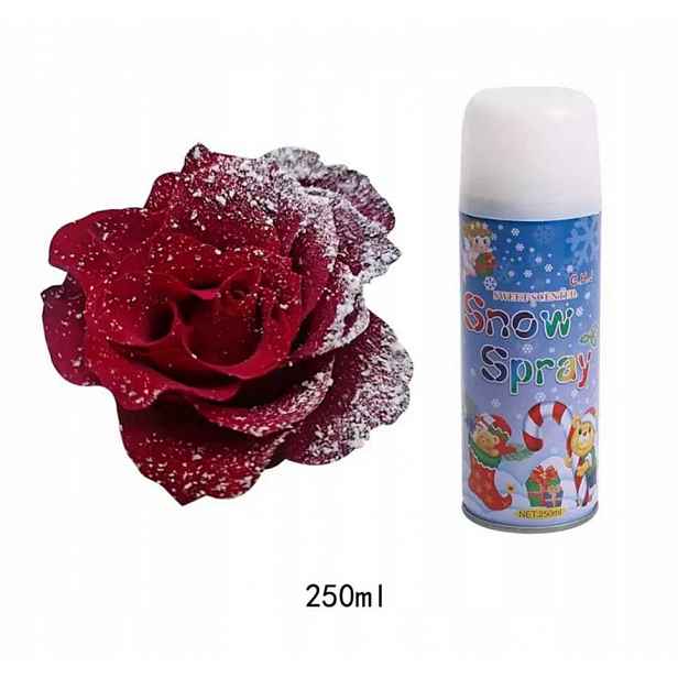 Umělý Sníh Ve Spreji 250 ML Bílý Na Vánoční Stromeček, Sada 24 Ks