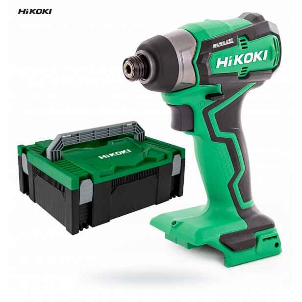 Bezkartáčový příklepový šroubovák 18V 140 Nm 1/4" HiKOKI WH18DD W2Z