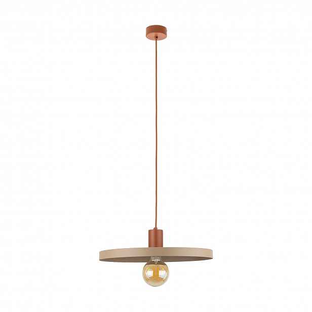 Lampa Pendel Béžová Kov Nastavitelná výška 170 cm pro jídelnu Tk Lighting