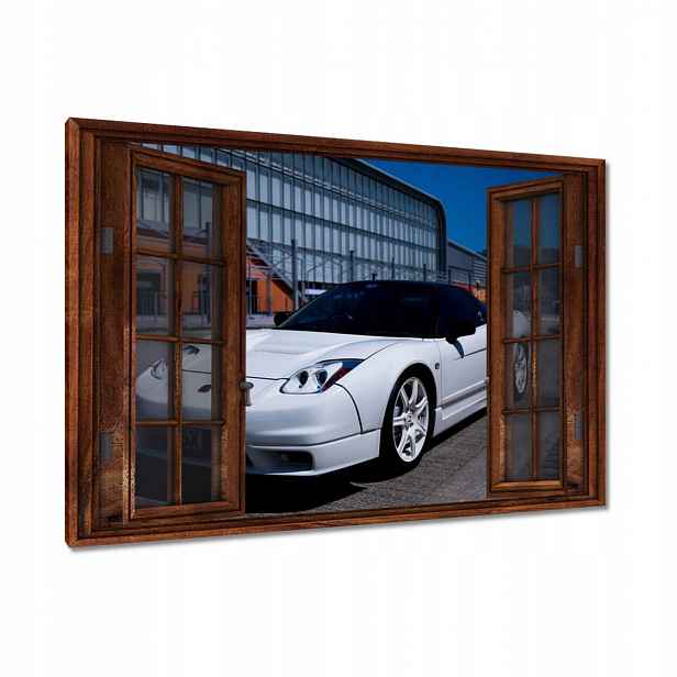 Obrazy 120x80 Honda Nsx Bílé auto