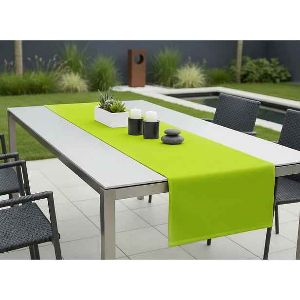Venkovní běhoun - ubrus  RUNNER color 19 limonka, různé rozměry Mybesthome Rozměr: 40x140 cm