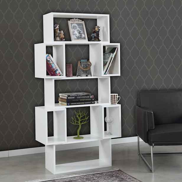 Knihovna Box - Shiny White
