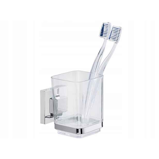 Nádobka na zubní kartáčky QUADRO,Vacuum-Loc, Wenko