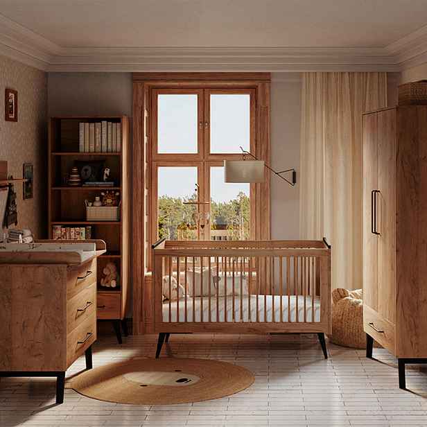 Petits-meubles POKOJ PRO MIMINKO 3DÍLNÝ Retro Dřevo
