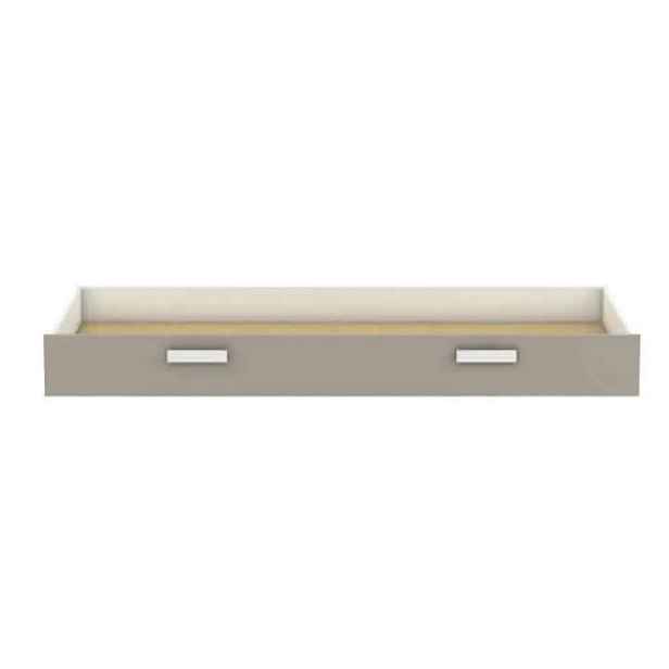 Tempo Kondela Úložný prostor pod postel Tidy - bílá / šedohnědá taupe