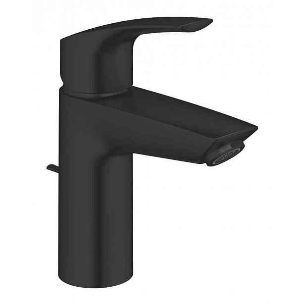 Umyvadlová baterie Grohe Eurosmart s výpustí černá matná 332652433