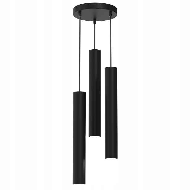 Závěsná lampa Hudson Black 3xGU10