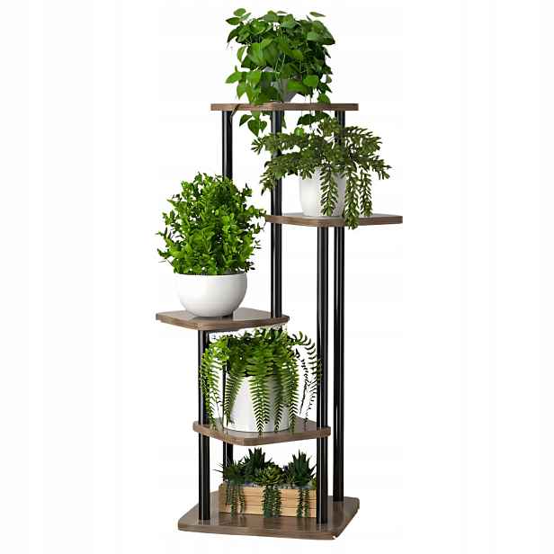 Držák Na Květináč, regál, stojan na květiny Rostlinný Regál 106 CM