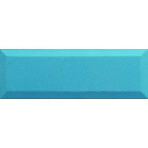 Obklad Ribesalbes Chic Colors teal bisel 10x30 cm lesk CHICC1603