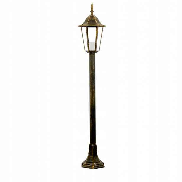 Stojací zahradní lampa Liguria 96 m E27 IP43 patina Goldlux 202253