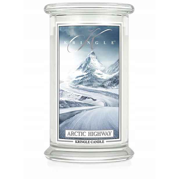 Arctic Highway – Kringle Candle – velká svíčka se dvěma knoty (624 g)