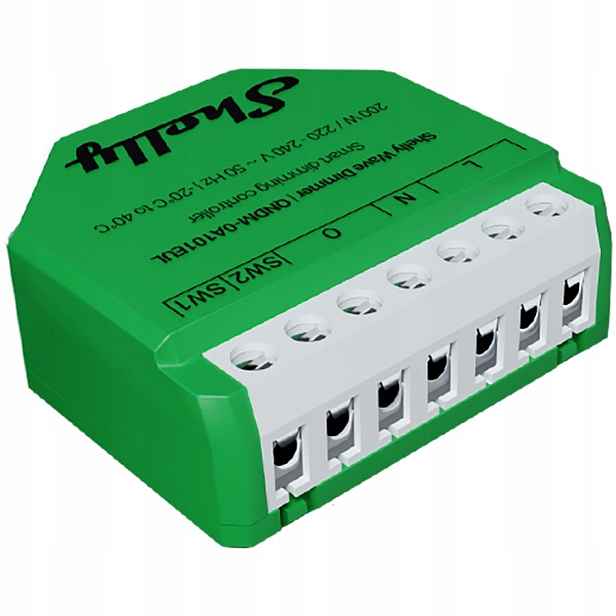 Shelly Wave Dimmer Modul Stmívače Ovladač Pro Systém Smart Home