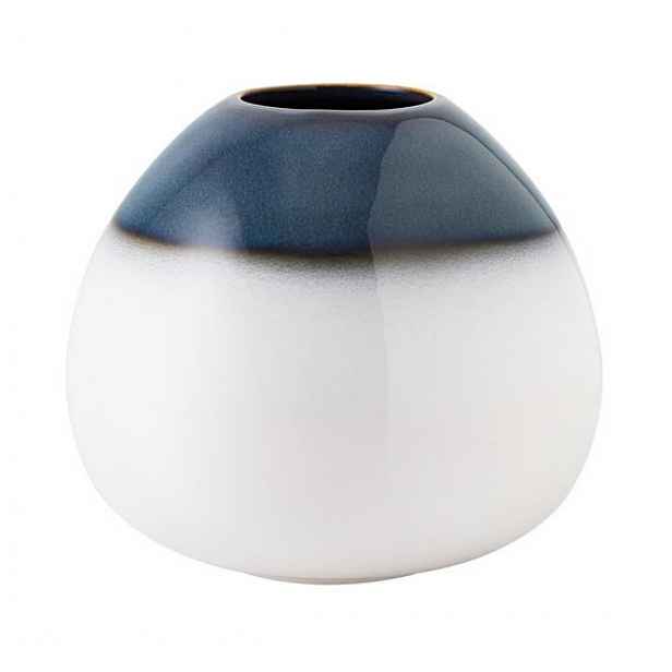 Villeroy & Boch Lave Home bleu kameninová váza Drop, 13 cm