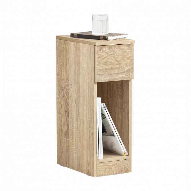 SoBuy NOČNÍ STOLEK s jedním zásuvkou 35x20x60cm Minimalistický