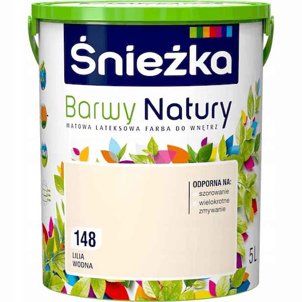 Barva na stěny Barvy přírody 5 l 148 Leknín
