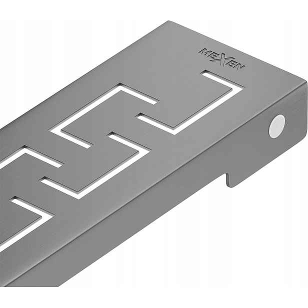 Mexen Flat M15 krycí rošt pro sprchový žlab 80 cm, broušená gun gray (tmavě šedá) 1E24080