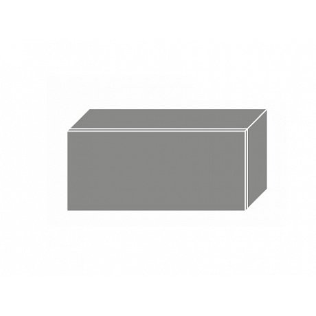 PLATINUM, skříňka horní W4b 80, korpus: bílý, barva: black