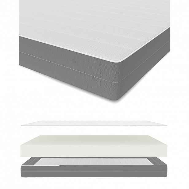 Schlaftroll MATRACE ZE STUDENÉ PĚNY 120x200 cm – 7 zón – oboustranná H2/H3 – výška 17 cm – ergonomická