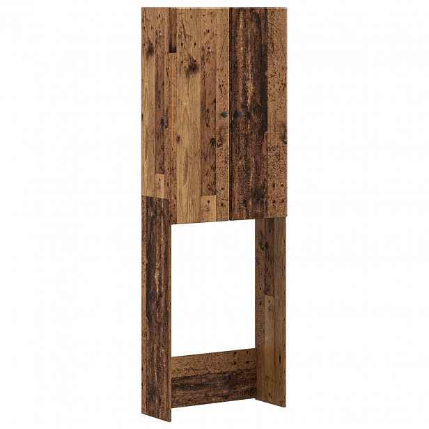 vidaXL Toaletní skříňka BREDA Staré dřevo 66 x 25,5 x 190 cm