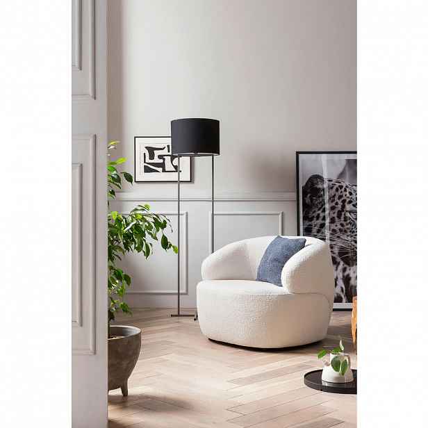 Livetastic KŘESLO, textil, bílá
