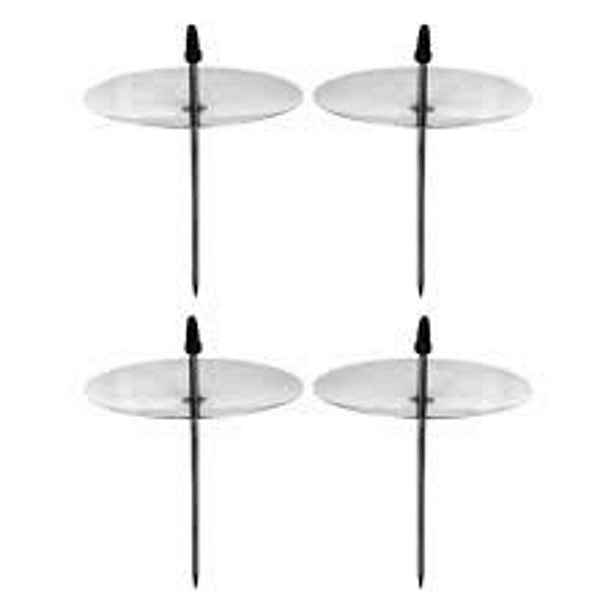 bodec- 4ks-d55mm-stříbrný do adv.věnce, hrot 5cm/2cm, kov