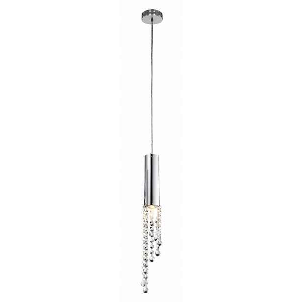 Candellux Závěsná lampa Duero Chrom Led Ø8 cm GU10 IP20