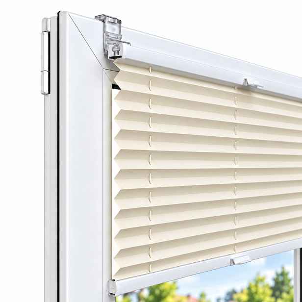 Roleta Plisé rozměr 70x220 Ecru Béžová Plisa Bez Zatloukání Hotová