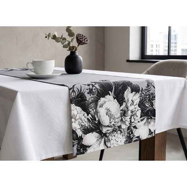 Ubrus - běhoun na stůl ALICE šedá 40x140 cm Mybesthome