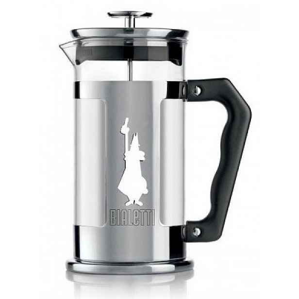 Bialetti french press 0,35 l, nerez, panáček