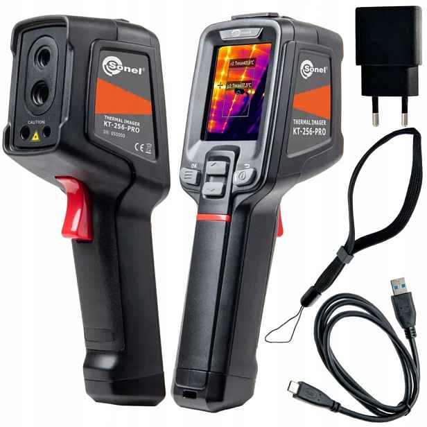 Sonel Termovizní kamera 256x192px LCD displej 2,4" Několik režimů obrazu